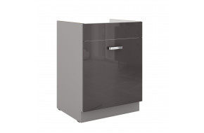 GREY 60 ZL 1S BB PREMIUM kriauklės spintelė su stalčiumi