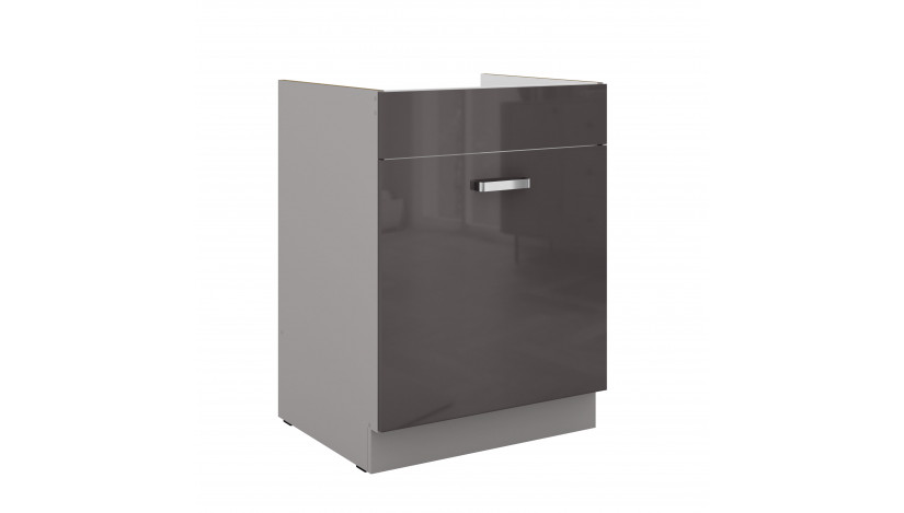 GREY 60 ZL 1S BB PREMIUM kriauklės spintelė su stalčiumi