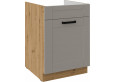 LUNA 60 ZL 1S BB PREMIUM Claygrey Artisan kriauklės spintelė su stalčiumi