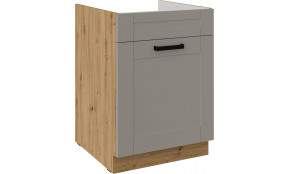 LUNA 60 ZL 1S BB PREMIUM Claygrey Artisan kriauklės spintelė su stalčiumi