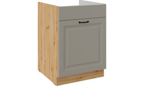 STILO 60 ZL 1S BB PRE kriauklės spintelė su stalčiumi Claygrey artisan