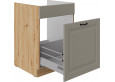 STILO 60 ZL 1S BB PRE kriauklės spintelė su stalčiumi Claygrey artisan