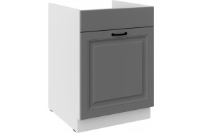 STILO 60 ZL 1S BB PRE kriauklės spintelė su stalčiumi Dustgrey balta