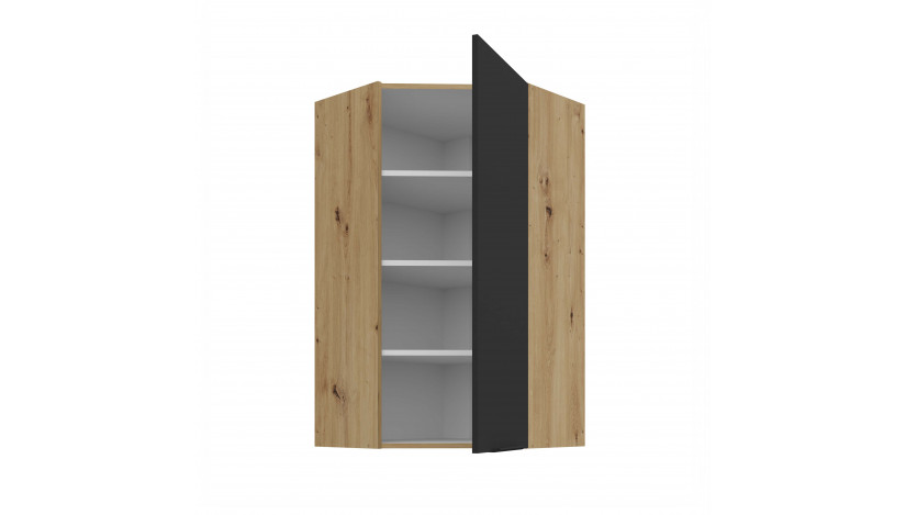 ARIA BL/AR 60x60 GN-108 1F 45° pakabinama kampinė spintelė