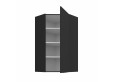 ARIA BL/BL 60x60 GN-108 1F 45° pakabinama kampinė spintelė