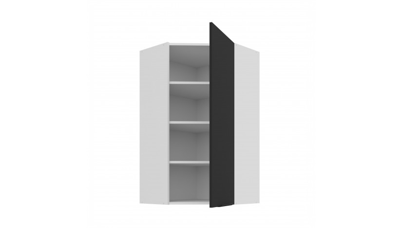 ARIA BL/WH 60x60 GN-108 1F 45° pakabinama kampinė spintelė