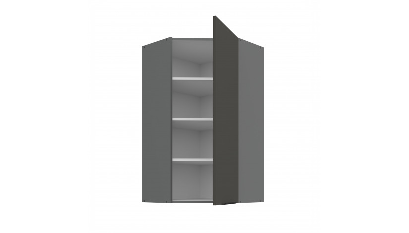 ARIA GR/ANT 60x60 GN-108 1F 45° pakabinama kampinė spintelė