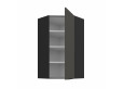 ARIA GR/BL 60x60 GN-108 1F 45° pakabinama kampinė spintelė