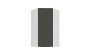 ARIA GR/WH 60x60 GN-108 1F 45° pakabinama kampinė spintelė