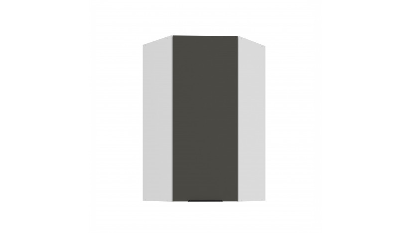 ARIA GR/WH 60x60 GN-108 1F 45° pakabinama kampinė spintelė