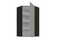 ARIA SA/BL 60x60 GN-108 1F 45° pakabinama kampinė spintelė