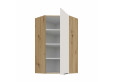ARIA WH/AR 60x60 GN-108 1F 45° pakabinama kampinė spintelė