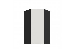 ARIA WH/BL 60x60 GN-108 1F 45° pakabinama kampinė spintelė