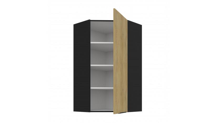 CREMONA BL 60x60 GN-108 1F 45° pakabinama kampinė spintelė