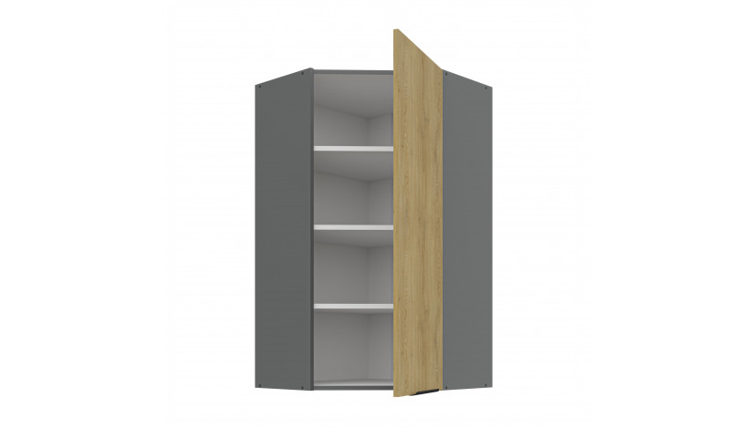 CREMONA ANT 60x60 GN-108 1F 45° pakabinama kampinė spintelė