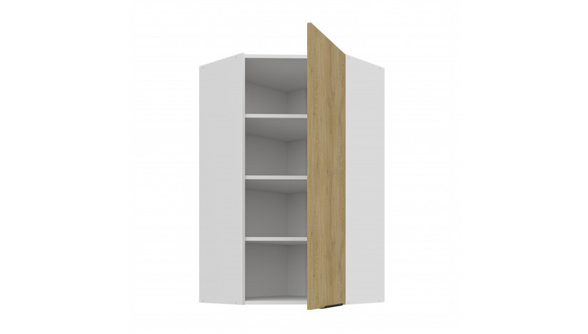 CREMONA WH 60x60 GN-108 1F 45° pakabinama kampinė spintelė