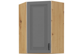 STILO 60x60 GN-108 1F (45°) Dustgrey artisan pakabinama kampinė spintelė