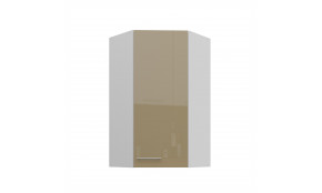 LARA 60x60 GN-108 1F (45°) cappuccino pakabinama kampinė spintelė