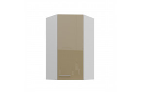 LARA 60x60 GN-108 1F (45°) cappuccino pakabinama kampinė spintelė