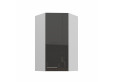 LARA 60x60 GN-108 1F (45°) grey pakabinama kampinė spintelė