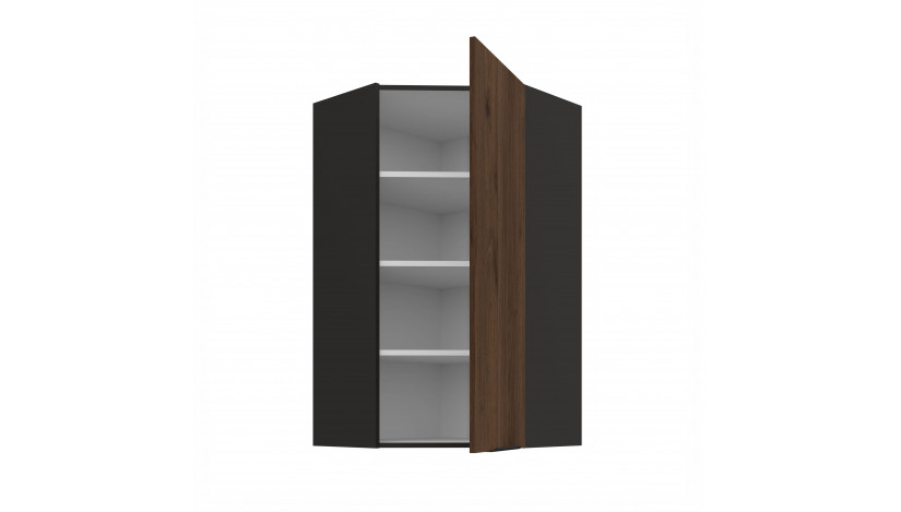 MONZA 60x60 GN-108 1F (45°) pakabinama kampinė spintelė