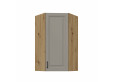 STILO 60x60 GN-108 1F (45°) Claygrey artisan pakabinama kampinė spintelė