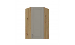 STILO 60x60 GN-108 1F (45°) Claygrey artisan pakabinama kampinė spintelė