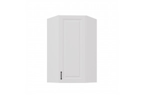 STILO 60x60 GN-108 1F (45°) Balta Balta pakabinama kampinė spintelė