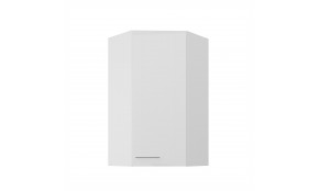 LARA 60x60 GN-108 1F (45°) balta pakabinama kampinė spintelė