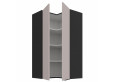 ARONA 60x60 GN-108 2F (90°) pakabinama kampinė spintelė