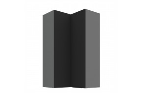 ARIA BL/ANT 60x60 GN-108 2F 90° pakabinama kampinė spintelė