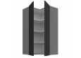 ARIA BL/ANT 60x60 GN-108 2F 90° pakabinama kampinė spintelė
