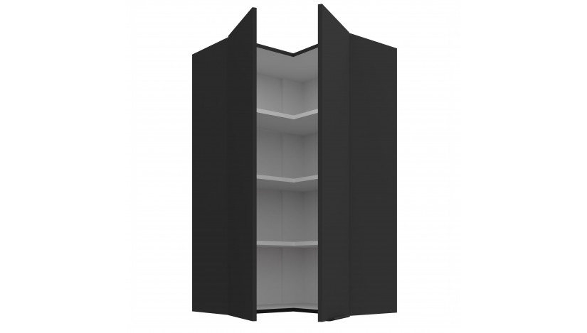 ARIA BL/BL 60x60 GN-108 2F 90° pakabinama kampinė spintelė