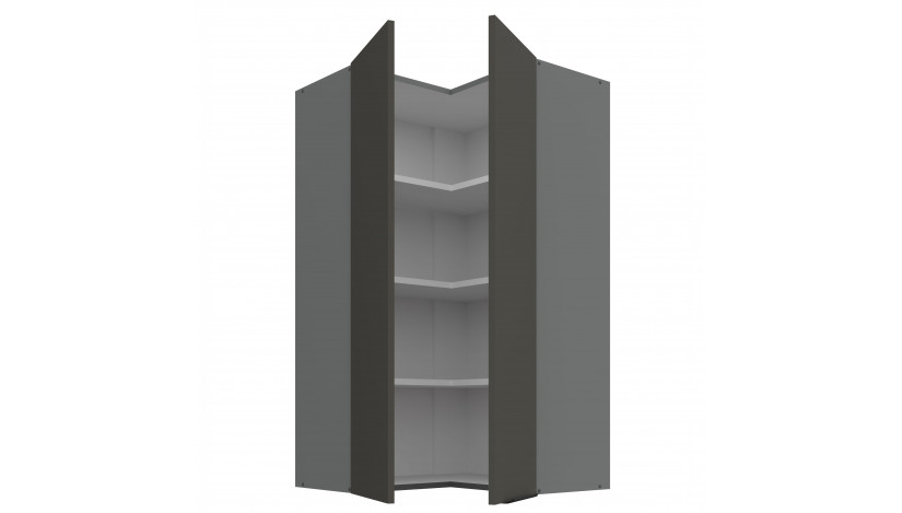ARIA GR/ANT 60x60 GN-108 2F 90° pakabinama kampinė spintelė