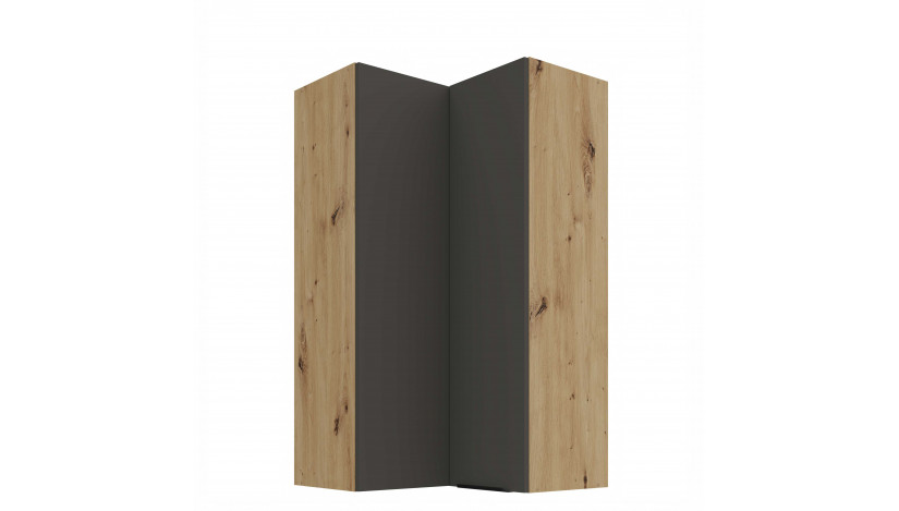 ARIA GR/AR 60x60 GN-108 2F 90° pakabinama kampinė spintelė