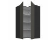 ARIA GR/BL 60x60 GN-108 2F 90° pakabinama kampinė spintelė