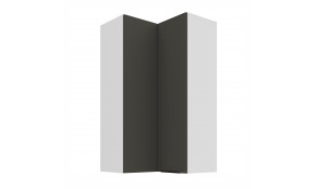 ARIA GR/WH 60x60 GN-108 2F 90° pakabinama kampinė spintelė