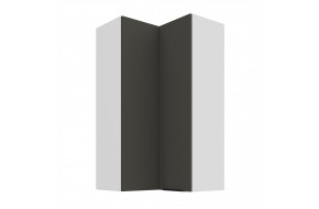 ARIA GR/WH 60x60 GN-108 2F 90° pakabinama kampinė spintelė