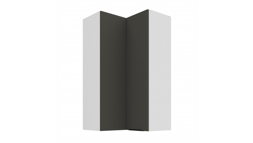 ARIA GR/WH 60x60 GN-108 2F 90° pakabinama kampinė spintelė