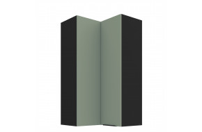 ARIA SA/BL 60x60 GN-108 2F 90° pakabinama kampinė spintelė