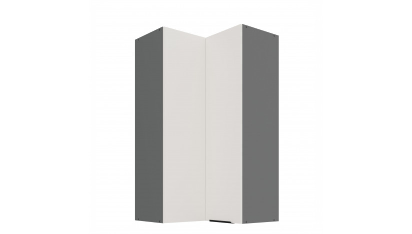 ARIA WH/ANT 60x60 GN-108 2F 90° pakabinama kampinė spintelė