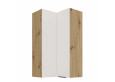 ARIA WH/AR 60x60 GN-108 2F 90° pakabinama kampinė spintelė