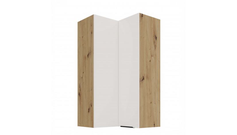ARIA WH/AR 60x60 GN-108 2F 90° pakabinama kampinė spintelė