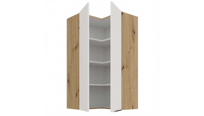ARIA WH/AR 60x60 GN-108 2F 90° pakabinama kampinė spintelė