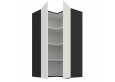 ARIA WH/BL 60x60 GN-108 2F 90° pakabinama kampinė spintelė