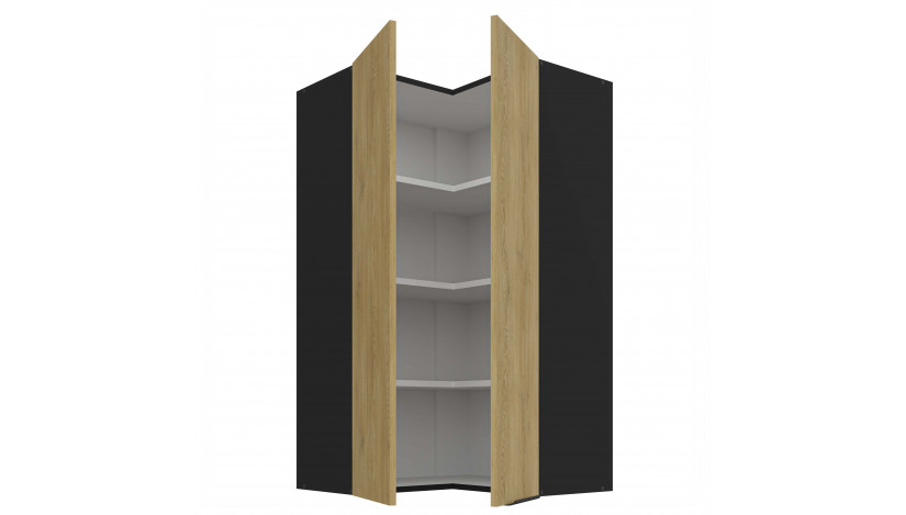 CREMONA BL 60x60 GN-108 2F 90° pakabinama kampinė spintelė