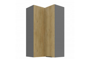 CREMONA ANT 60x60 GN-108 2F 90° pakabinama kampinė spintelė
