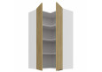 CREMONA WH 60x60 GN-108 2F 90° pakabinama kampinė spintelė