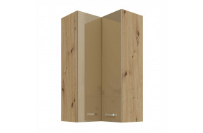 ARTISAN Cappucino 60x60 GN-108 2F (90°) pakabinama kampinė spintelė