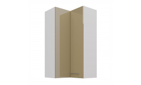 LARA 60x60 GN-108 2F (90°) cappuccino pakabinama kampinė spintelė